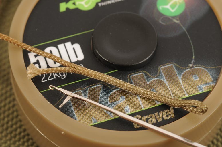 Korda Kable Leadcore gravel brown 7m